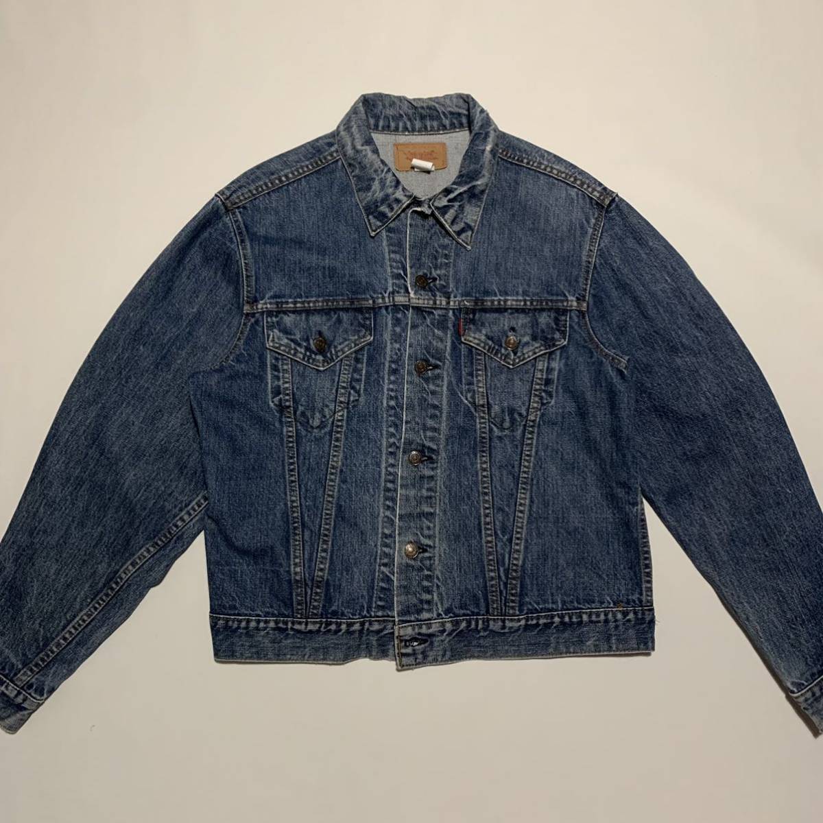 特大】70s levi's 70505 0127 46 - 48 デニムジャケット USA製 特大】70s levi's 70505 0127 46 - 48 デニムジャケット USA製