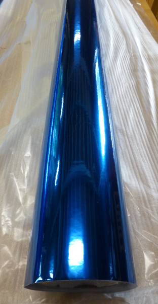  cutting sheet car wrapping seat protection film, reverse side groove attaching plating blue 152.×30cm plating seat 