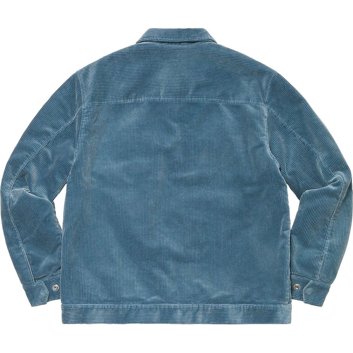送料無料 M 青 Supreme Corduroy Zip Jacket Blue 21fw 送料無料 M 青 Supreme Corduroy Zip Jacket Blue 21fw