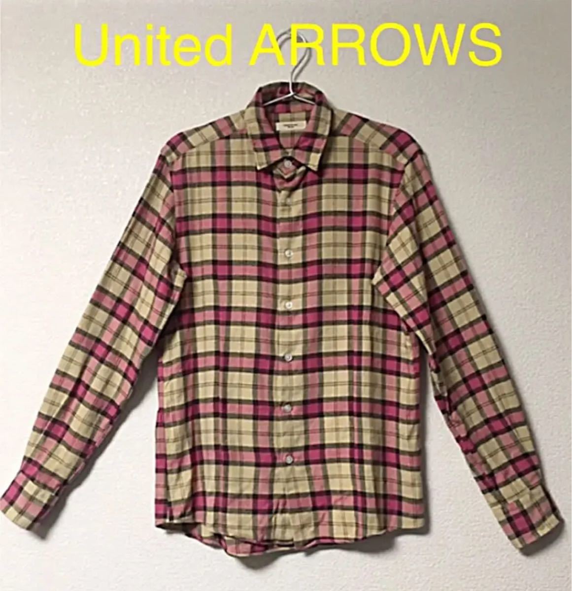 United ARROWS チェックネルシャツ　サイズS
