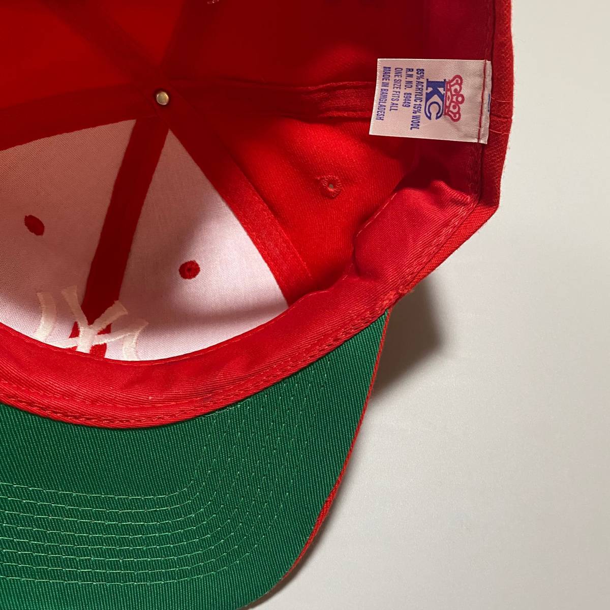 VEGA STORE Flower Cap Red ベカ フラワーキャップ レッド デッドストック ヤンキースCap 新品 未使用 未試着 即決時送料無料 【在庫僅少】 Vega store flower cap フラワーキャップ キャップ