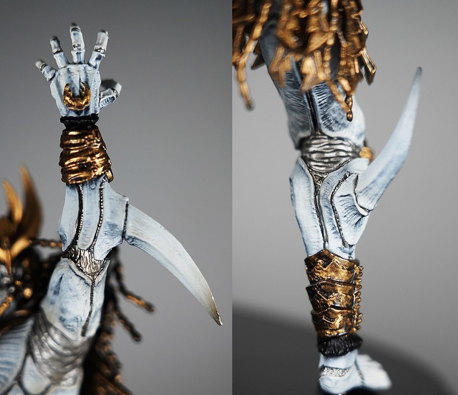 究極 1/10 全高23cm ン ダグバ ゼバ 浦井健治 直筆サイン入り 台座付 改造 塗装組立 仮面ライダークウガ リペイント ガレージキット 完成品_6