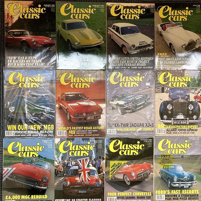 偉大な 12冊SET CARS」クラシックカー B1454 1989年「CLASSIC 英国旧車雑誌 英国車 旧車 ビンテージ 自動車 古本 雑誌 カスタム 外車 偉大な 12冊SET CARS」クラシックカー B1454 1989年「CLASSIC 英国旧車雑誌 英国車 旧車 ビンテージ 自動車 古本 雑誌 カスタム 外車