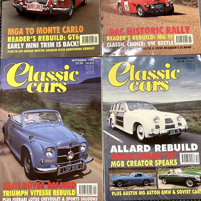 B1457 1992年「CLASSIC CARS」クラシックカー 12冊SET 英国旧車雑誌 英国車 カスタム 古本 雑誌 旧車 ビンテージ 自動車 - 外車 B1457 1992年「CLASSIC CARS」クラシックカー 12冊SET 英国旧車雑誌 英国車 カスタム 古本 雑誌 旧車 ビンテージ 自動車 - 外車