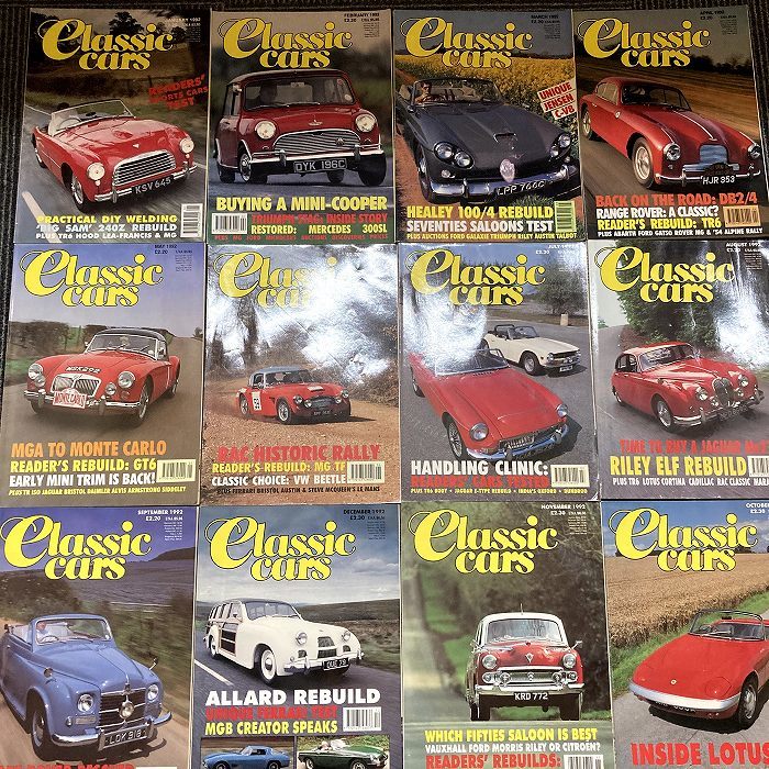 B1457 1992年「CLASSIC CARS」クラシックカー 12冊SET 英国旧車雑誌 英国車 カスタム 古本 雑誌 旧車 ビンテージ 自動車 - 外車 B1457 1992年「CLASSIC CARS」クラシックカー 12冊SET 英国旧車雑誌 英国車 カスタム 古本 雑誌 旧車 ビンテージ 自動車 - 外車