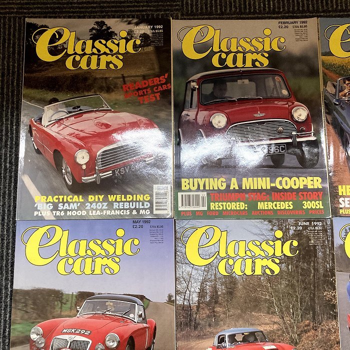 B1457 1992年「CLASSIC CARS」クラシックカー 12冊SET 英国旧車雑誌 英国車 カスタム 古本 雑誌 旧車 ビンテージ 自動車 - 外車 B1457 1992年「CLASSIC CARS」クラシックカー 12冊SET 英国旧車雑誌 英国車 カスタム 古本 雑誌 旧車 ビンテージ 自動車 - 外車