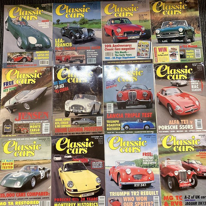 正規品】 12冊SET CARS」クラシックカー B1458 1993年「CLASSIC 英国旧 