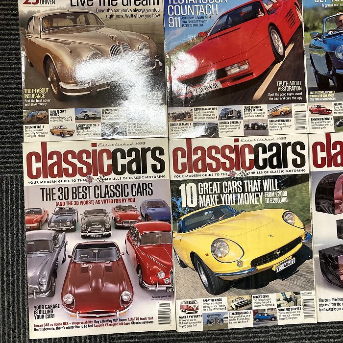 B1474 2003年 CLASSIC CARS クラシックカー 12冊SET 英国旧車雑誌 英国 