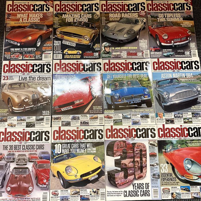 B1475　2003年「CLASSIC CARS」クラシックカー 12冊SET 英国旧車雑誌　英国車 カスタム 古本　雑誌 旧車　ビンテージ　自動車 外車