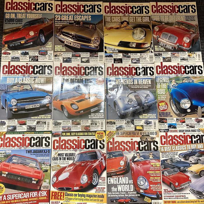 税込) B1476 2004年「CLASSIC CARS」クラシックカー 12冊SET 英国旧車