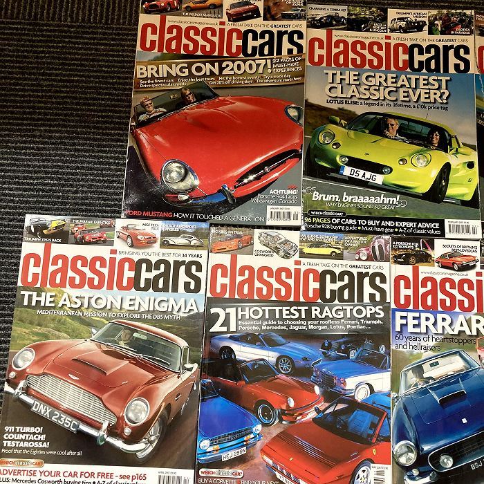 B1480　2007年「CLASSIC CARS」クラシックカー 10冊SET 英国旧車雑誌　英国車 カスタム 古本　雑誌 旧車　ビンテージ　自動車_画像2