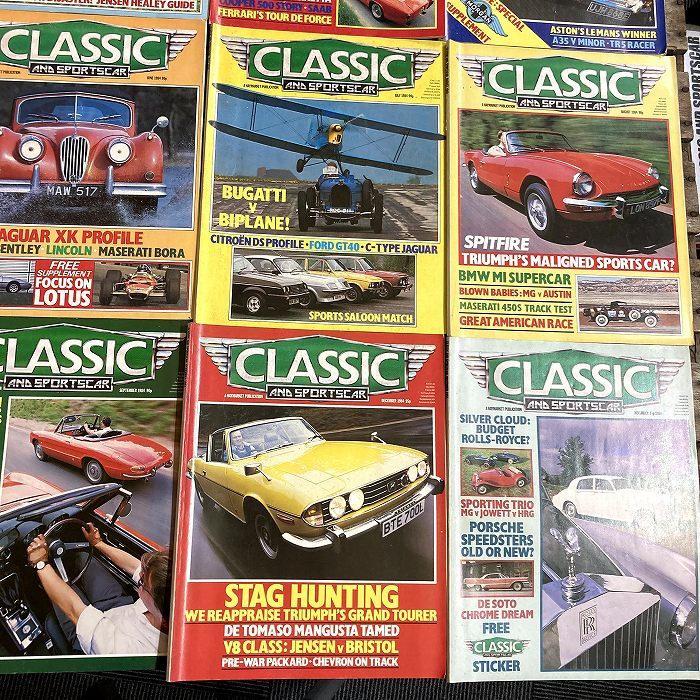 B1497　1984年　12冊セット「CLASSIC AND SPORTSCAR」英国旧車雑誌　英国車 雑誌 旧車　ビンテージ　クラシックカー　自動車_画像5