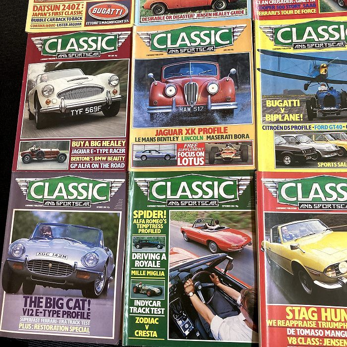 B1497　1984年　12冊セット「CLASSIC AND SPORTSCAR」英国旧車雑誌　英国車 雑誌 旧車　ビンテージ　クラシックカー　自動車_画像4