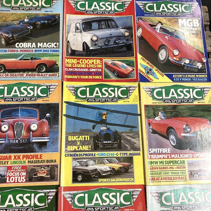 B1497　1984年　12冊セット「CLASSIC AND SPORTSCAR」英国旧車雑誌　英国車 雑誌 旧車　ビンテージ　クラシックカー　自動車_画像3