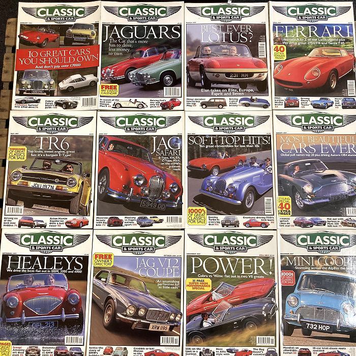 B1510　1997年　12冊セット「CLASSIC AND SPORTSCAR」英国旧車雑誌　英国車 雑誌 旧車　ビンテージ　クラシックカー　自動車_画像1