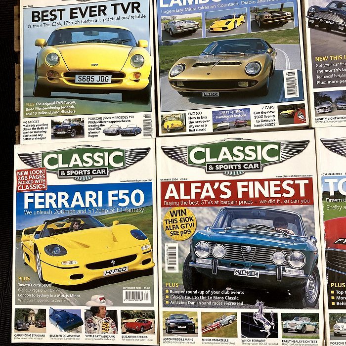 B1517 2004年 12冊セット「CLASSIC AND SPORTSCAR」英国旧車雑誌 英国車 雑誌 旧車 ビンテージ クラシックカー 自動車 - 外車 B1517 2004年 12冊セット「CLASSIC AND SPORTSCAR」英国旧車雑誌 英国車 雑誌 旧車 ビンテージ クラシックカー 自動車 - 外車