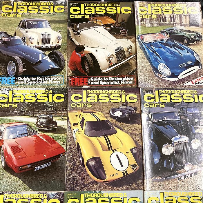 B1720　1978　　12冊セット「THOROUGHBRED&Classic cars」 クラシックカー 英国車 カスタム 古本　雑誌 旧車　ビンテージ　自動車_画像3