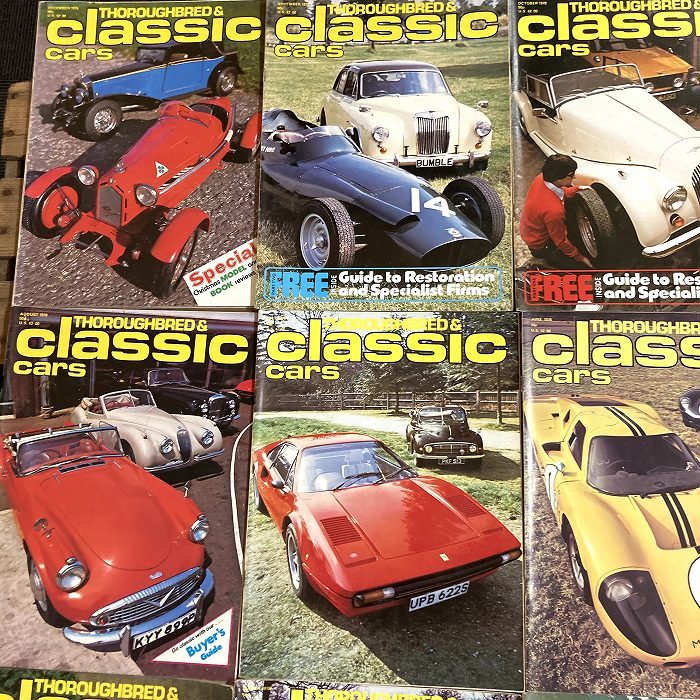 B1720　1978　　12冊セット「THOROUGHBRED&Classic cars」 クラシックカー 英国車 カスタム 古本　雑誌 旧車　ビンテージ　自動車_画像2