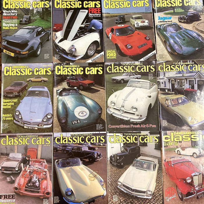 憧れの クラシックカー cars」 B1723 1981 12冊セット