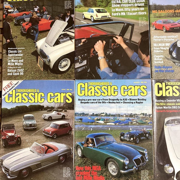B1724　1982　　12冊セット「THOROUGHBRED&Classic cars」 クラシックカー 英国車 カスタム 古本　雑誌 旧車　ビンテージ　自動車_画像4