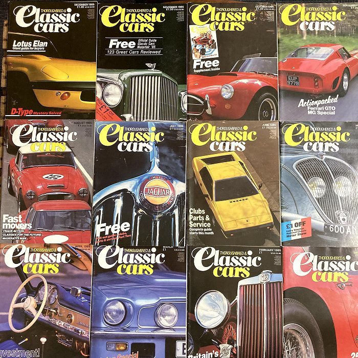 B1727 1985 12冊セット「THOROUGHBRED&Classic cars」 クラシックカー 英国車 カスタム 古本 雑誌 旧車 ビンテージ 自動車 - 外車 B1727 1985 12冊セット「THOROUGHBRED&Classic cars」 クラシックカー 英国車 カスタム 古本 雑誌 旧車 ビンテージ 自動車 - 外車