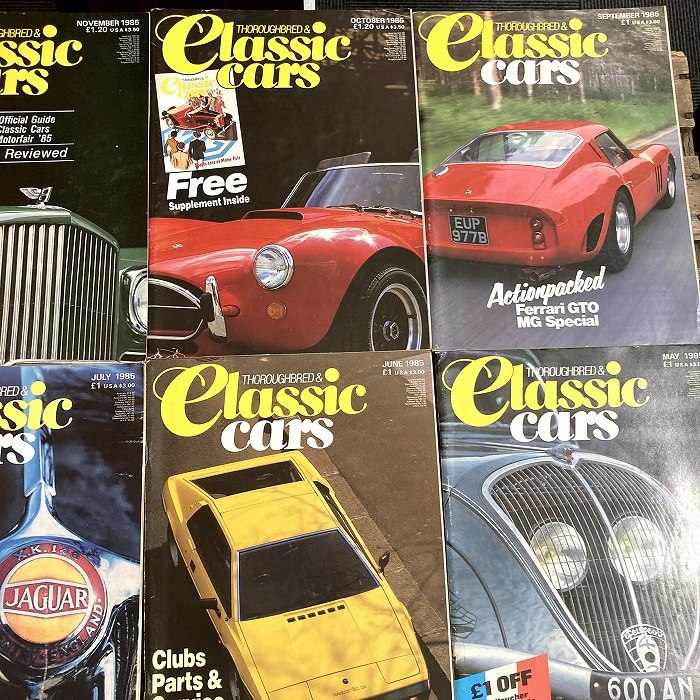 B1727 1985 12冊セット「THOROUGHBRED&Classic cars」 クラシックカー 英国車 カスタム 古本 雑誌 旧車 ビンテージ 自動車 - 外車 B1727 1985 12冊セット「THOROUGHBRED&Classic cars」 クラシックカー 英国車 カスタム 古本 雑誌 旧車 ビンテージ 自動車 - 外車