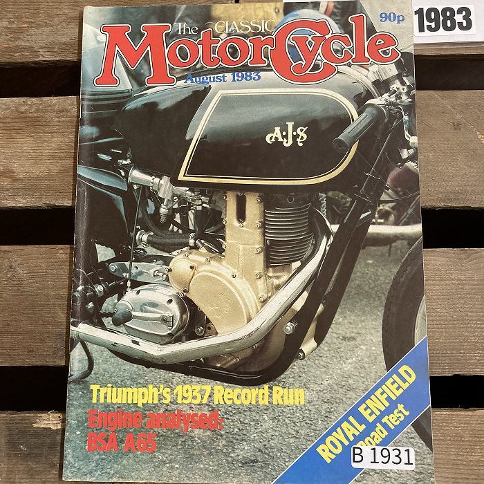 B1931　1983　 「THE CLASSIC MOTORCYCLE」クラシックモーターサイクル 旧車 　オートバイ　ヴィンテージバイク　英国車 　ビンテージ_画像1