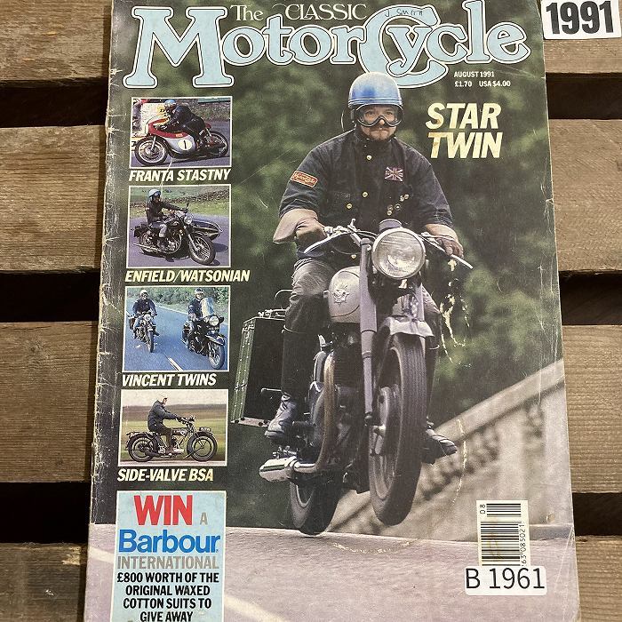 B1961　1991　 「THE CLASSIC MOTORCYCLE」クラシックモーターサイクル 旧車 　オートバイ　ヴィンテージバイク　英国車 　ビンテージ_画像1