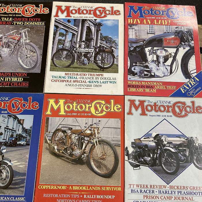 B1949　1985　12冊セット 「THE CLASSIC MOTORCYCLE」クラシックモーターサイクル 旧車 　オートバイ　ヴィンテージバイク　ビンテージ_画像3