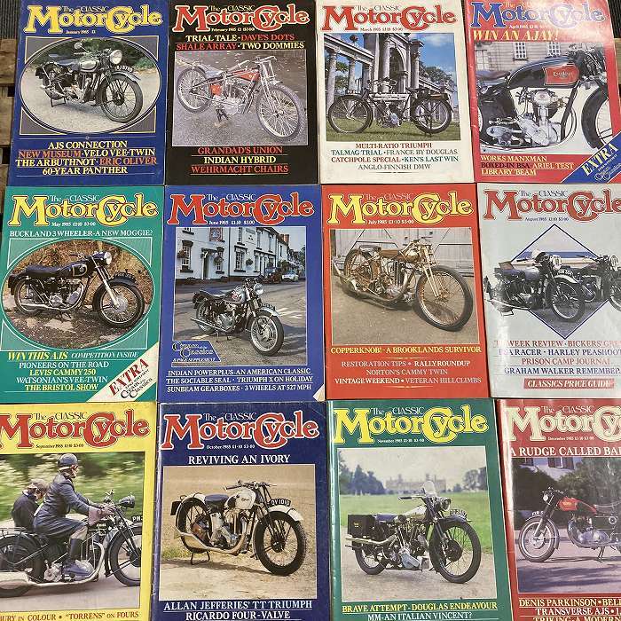 B1949　1985　12冊セット 「THE CLASSIC MOTORCYCLE」クラシックモーターサイクル 旧車 　オートバイ　ヴィンテージバイク　ビンテージ_画像1