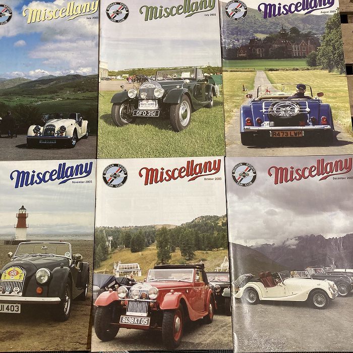 B2019　2005　 12冊セット「MISCELLANY」モーガンスポーツカークラブ　クラシックカー　英国車 カスタム 雑誌 旧車　ビンテージ　自動車_画像5