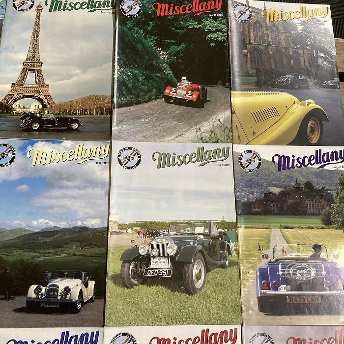 B2019　2005　 12冊セット「MISCELLANY」モーガンスポーツカークラブ　クラシックカー　英国車 カスタム 雑誌 旧車　ビンテージ　自動車_画像3