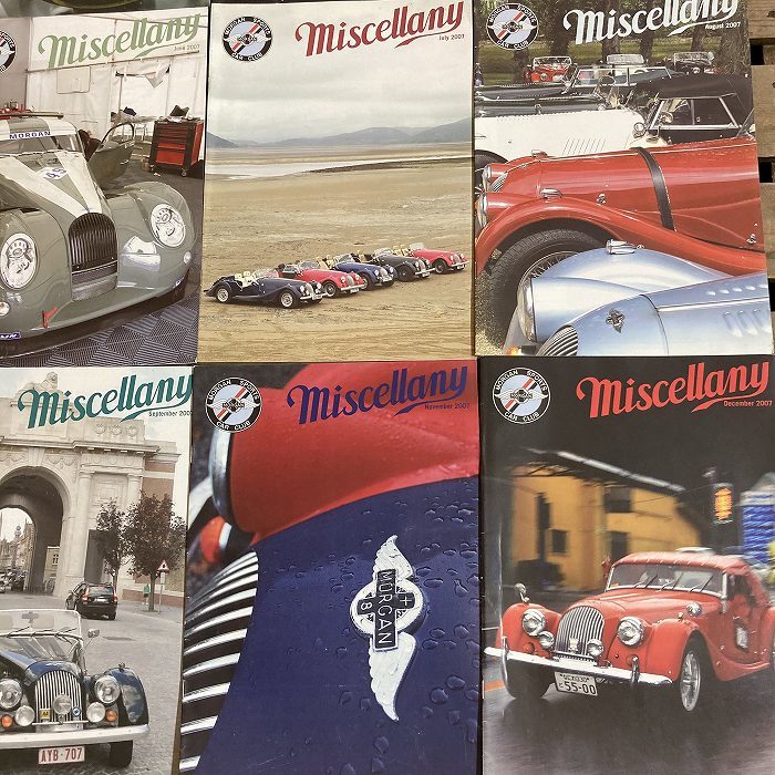 B2021　2007　 12冊セット「MISCELLANY」モーガンスポーツカークラブ　クラシックカー　英国車 カスタム 雑誌 旧車　ビンテージ　自動車_画像5