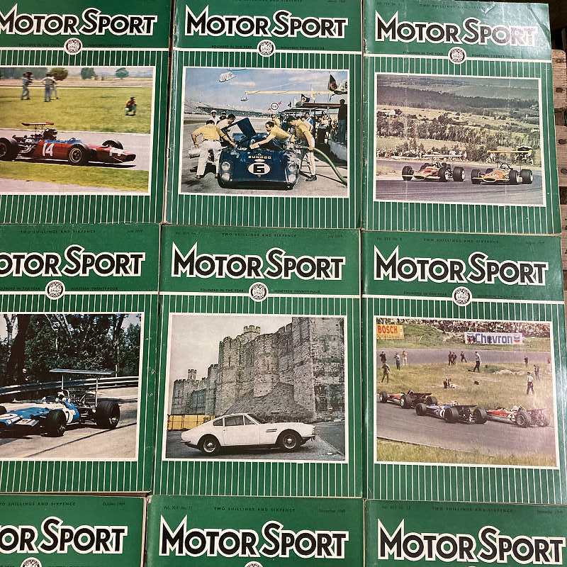 B  冊セットMOTOR SPORTモータースポーツ 英国 旧車雑誌