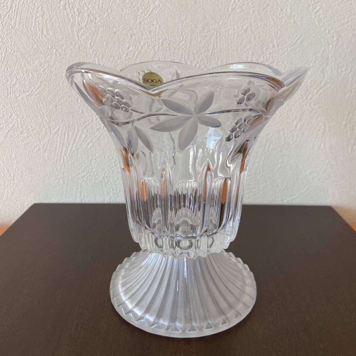 安い購入 新品未使用 SOGAガラス フラワーベース - 花瓶 - alrc.asia