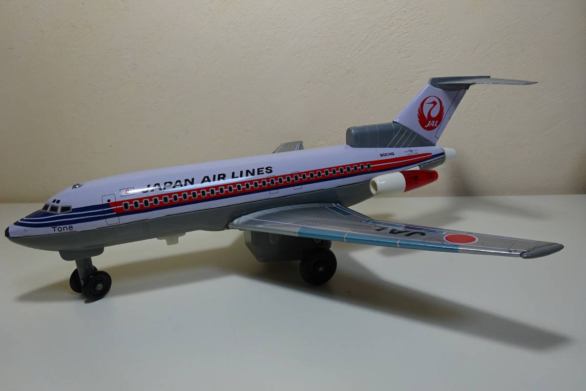 動画あり!!(美品)野村トーイ電動走行☆日本航空 ボーイング727