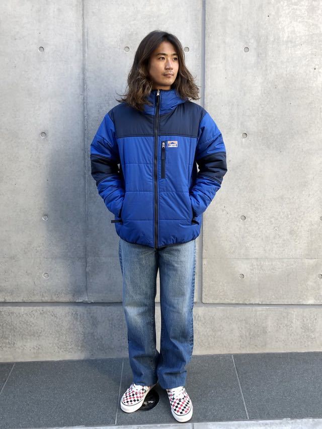 STANDARD CALIFORNIA/スタンダードカリフォルニア SD STRETCH REVERSIBLE PUFF PARKA BLUE/RED XL リバーシブル ダウンジャケット ダウン