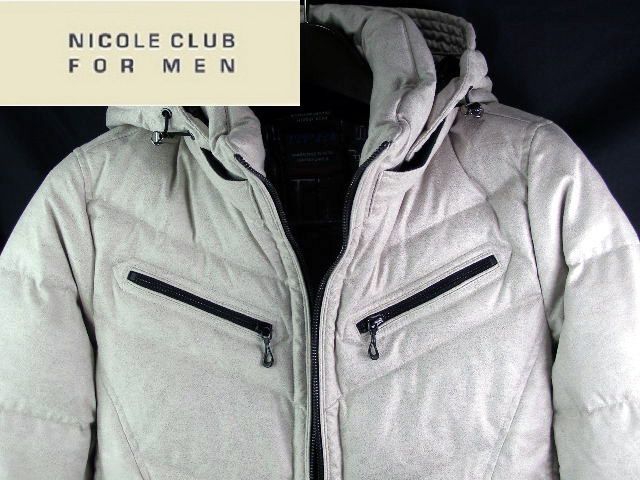 AW/今季新作/50-XL/31,900(税込)〓NICOLE CLUB FOR MEN☆マイクロ ...