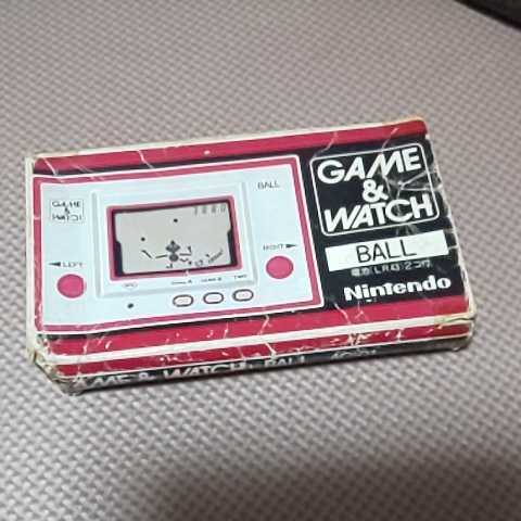 任天堂 GAME＆WATCH BALL 初代 当時物 ゲームウォッチ 箱 説明書 レア 希少品 ゲーム 昭和レトロ