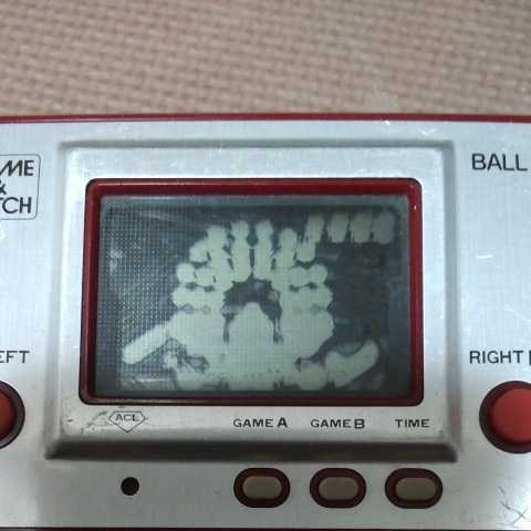 ジャンク 任天堂 GAME＆WATCH BALL 初代 当時物 ゲームウォッチ レア