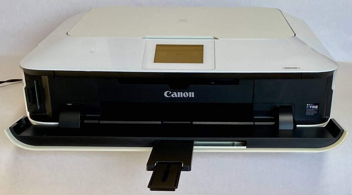  printing total page number 1100/ beautiful goods *Canon ink-jet combined printer PIXUS MG6330 white * nozzle check normal 