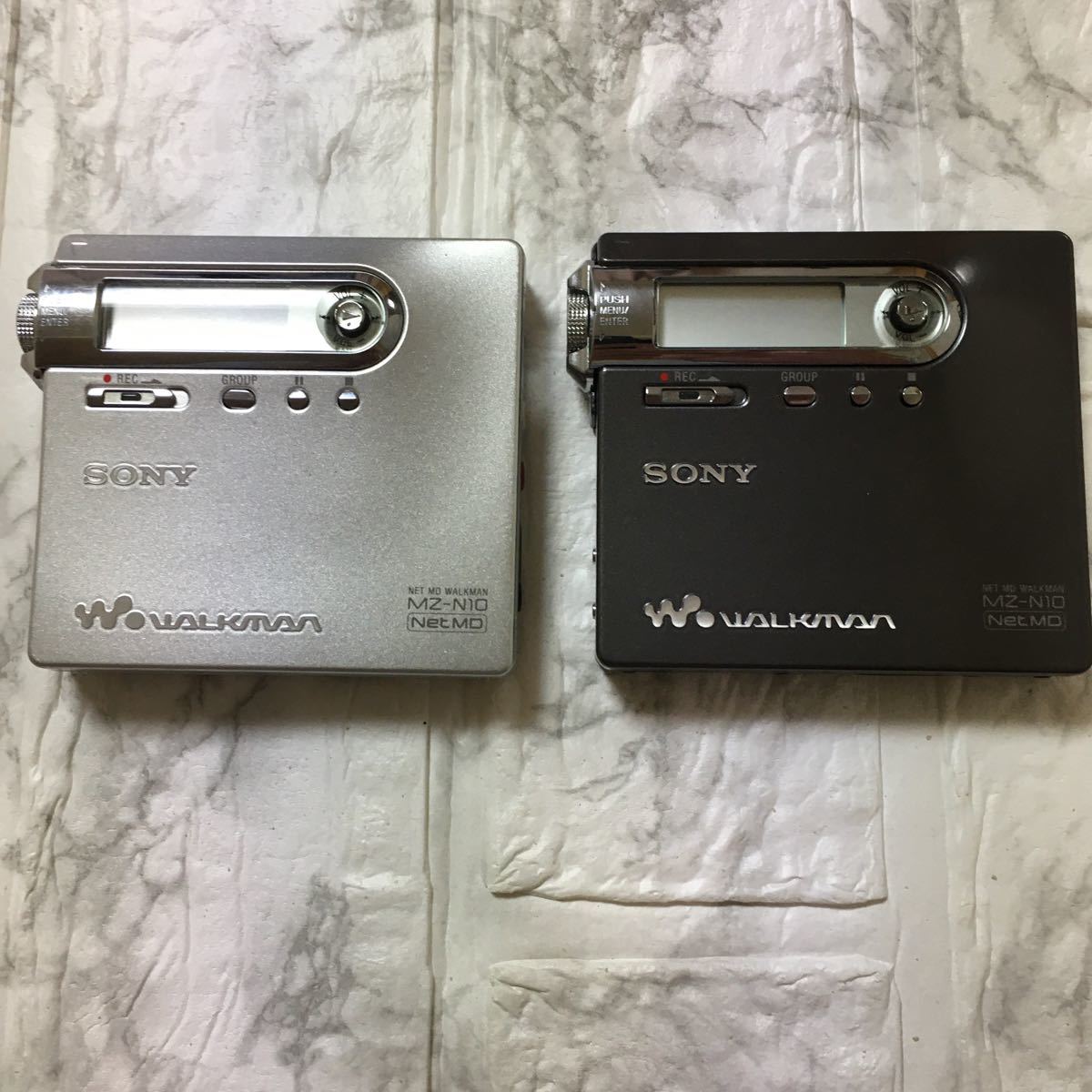 SONY MZ-N10 NetMD MDウォークマン MDプレーヤー ソニー 2台 SONY MZ-N10 NetMD MDウォークマン MDプレーヤー ソニー 2台