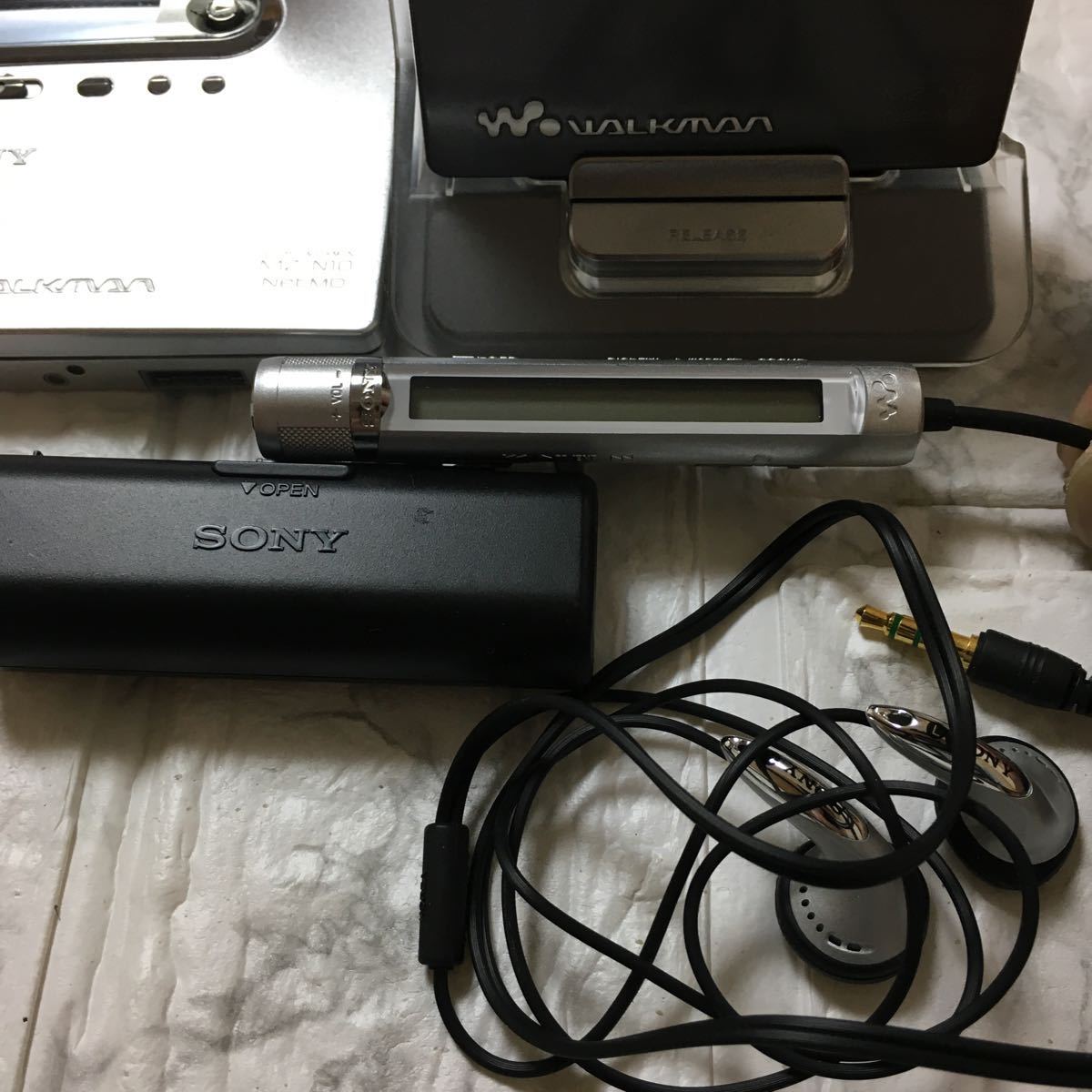 SONY MZ-N10 NetMD MDウォークマン MDプレーヤー ソニー 2台 SONY MZ-N10 NetMD MDウォークマン MDプレーヤー ソニー 2台
