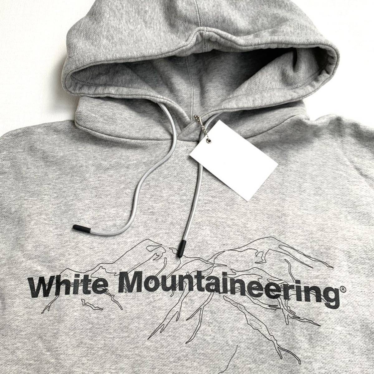 新品正規 2020AW ホワイトマウンテニアリング White Mountaineering ロゴ スウェット プルオーバー パーカー 3 定2.3万 肉厚裏毛 送料無料_画像4