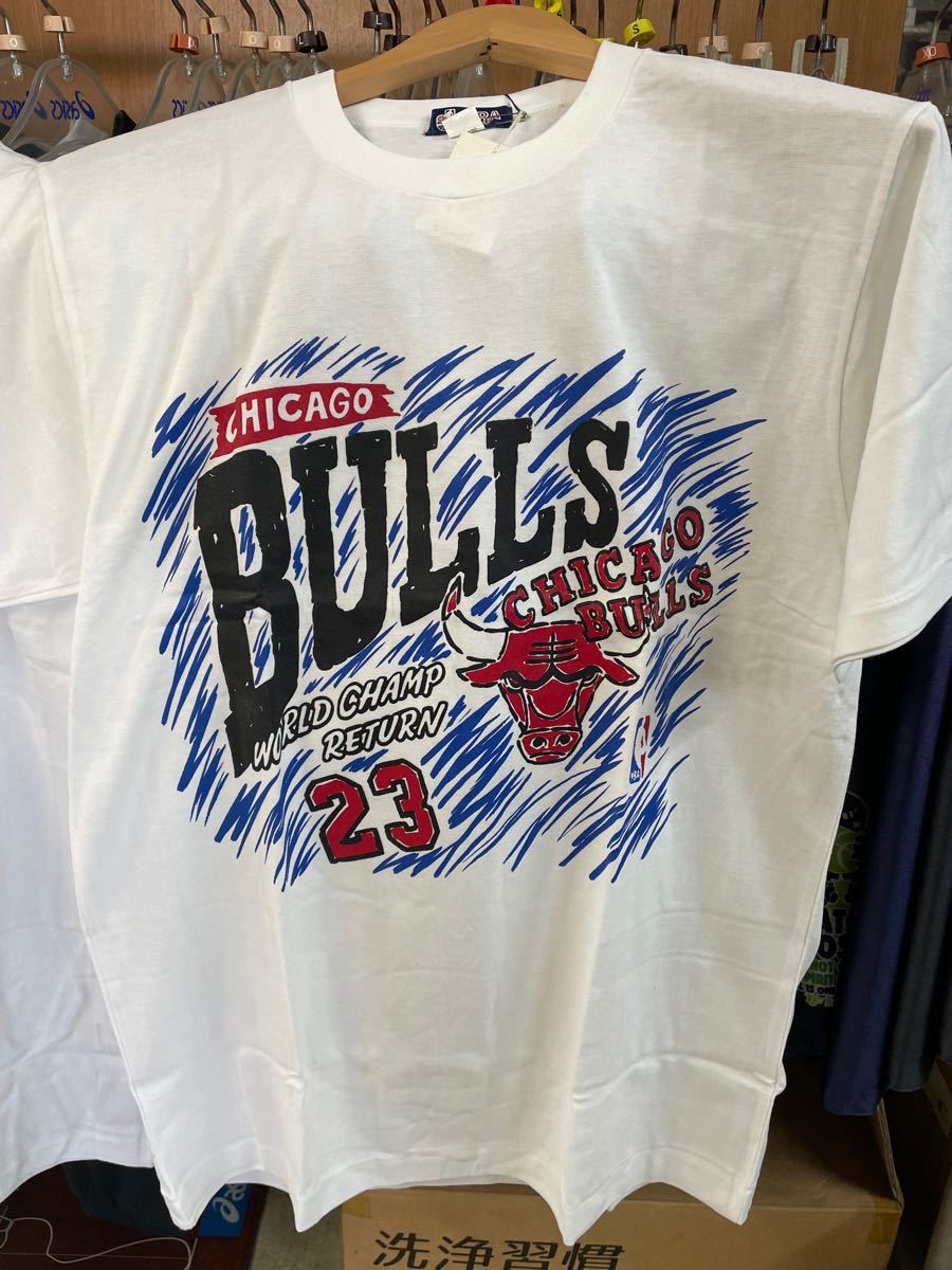 J NBA ブルズ Tシャツ 激レア ヴィンテージ デッドストック XOサイズ