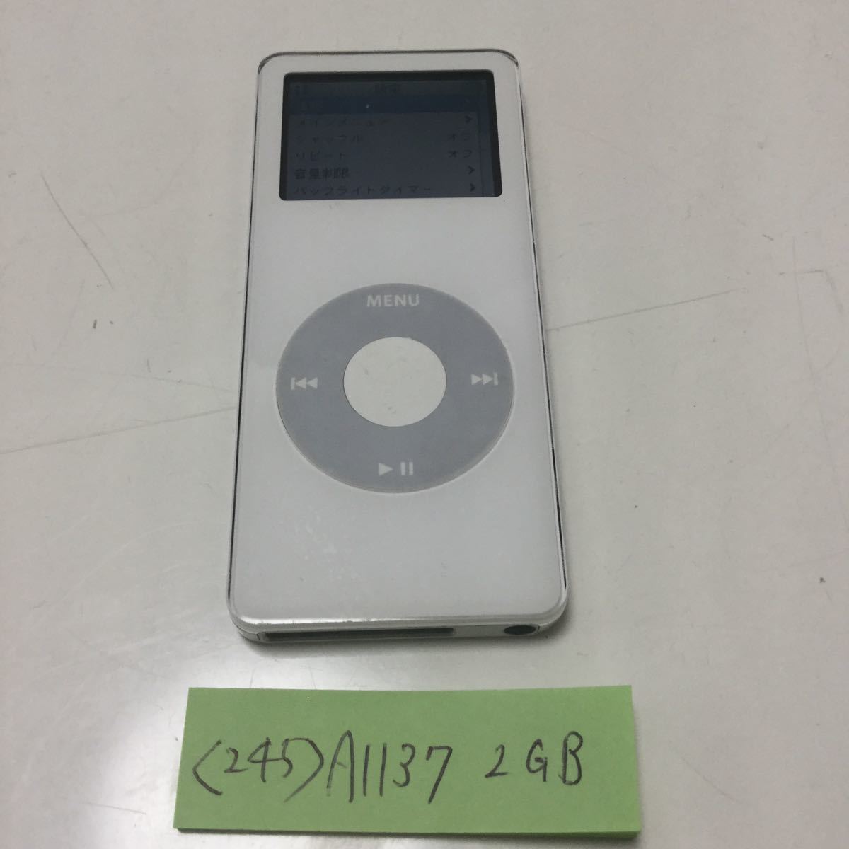 ヤフオク! - 〈245〉iPod nano A1137 2GB 第1世代 本体のみ 中古