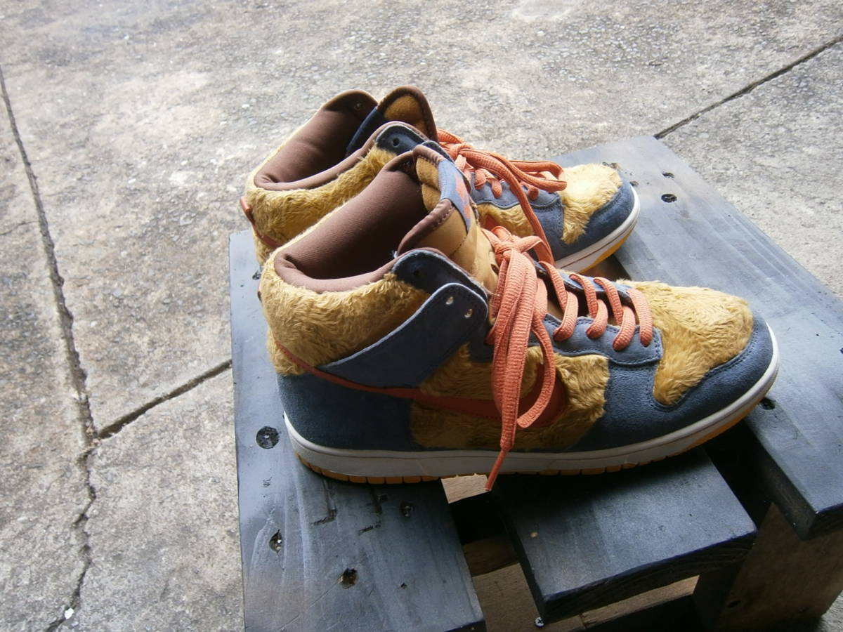 ナイキ NIKE DUNK HIGH PREMIUM SB PAPA BEAR 26 5 限定品(26.5cm 特価店 NIKE DUNK 未使用 BEAR PAPA SB PREMIUM HIGH スニーカー