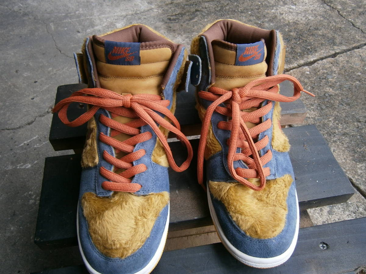 ナイキ NIKE DUNK HIGH PREMIUM SB PAPA BEAR 26 5 限定品(26.5cm 特価店 NIKE DUNK 未使用 BEAR PAPA SB PREMIUM HIGH スニーカー