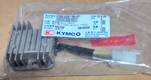 KYMCO(キムコ) 純正品 KCR125 レギュレーター キャプ用_画像1