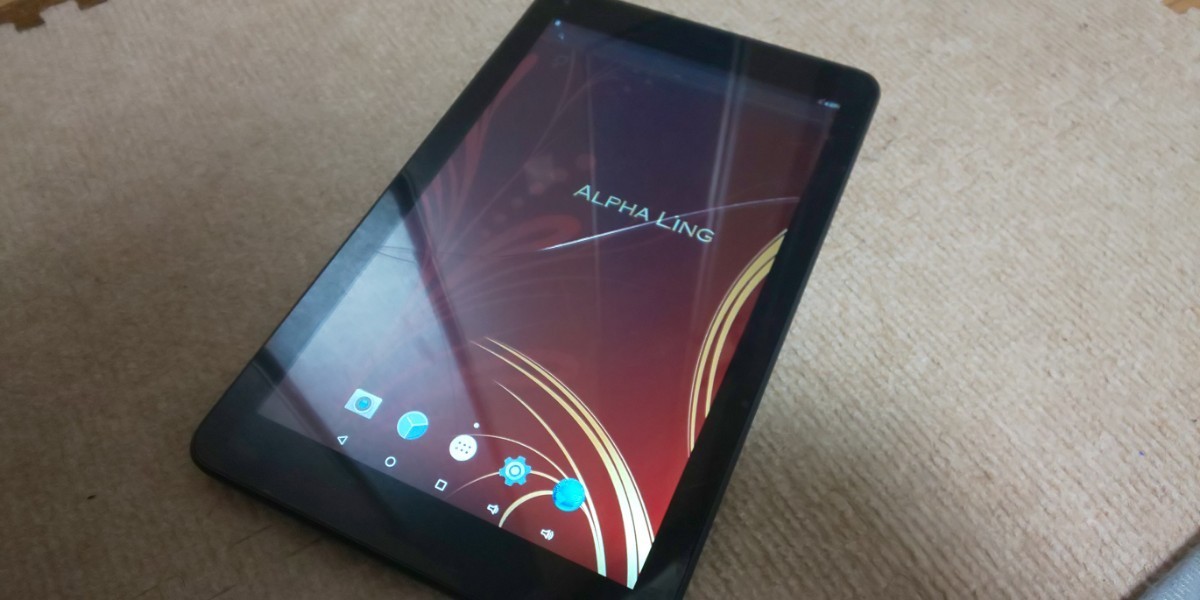 【ジャンク】 alpha ling タブレット アンドロイド Android 中国 中華 画面割れ アルファリング tablet